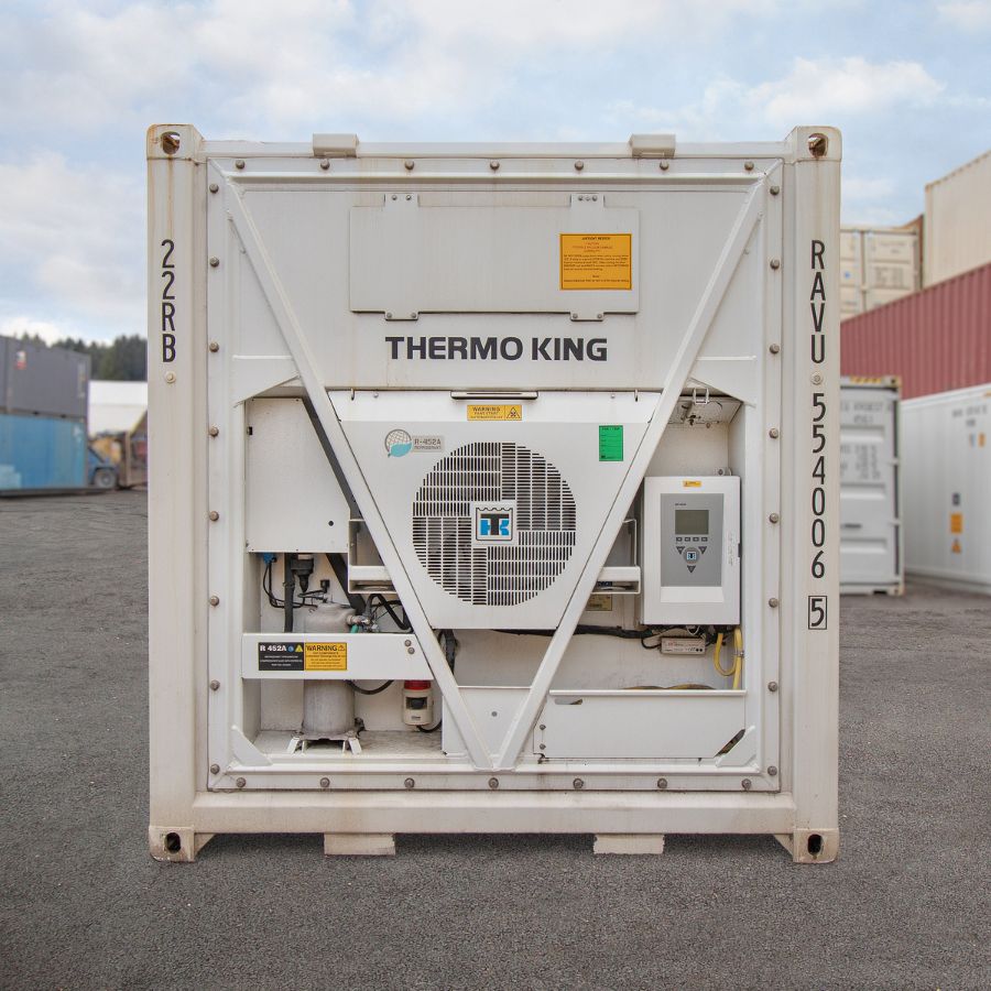20’ New (1-trip) Refrigerated Container (Working Reefer) - Custom Cubes
