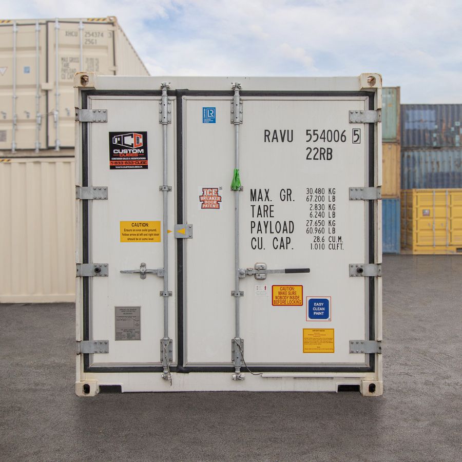 20’ New (1-trip) Refrigerated Container (Working Reefer) - Custom Cubes
